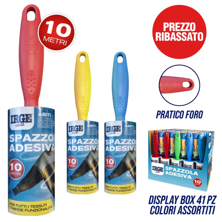 CAT SPAZZOLA ABITI ADESIVA IRGE MT10