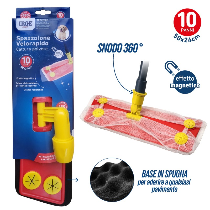 ACI SPAZZOLONE VELORAPIDO 10 PANNI IRGE