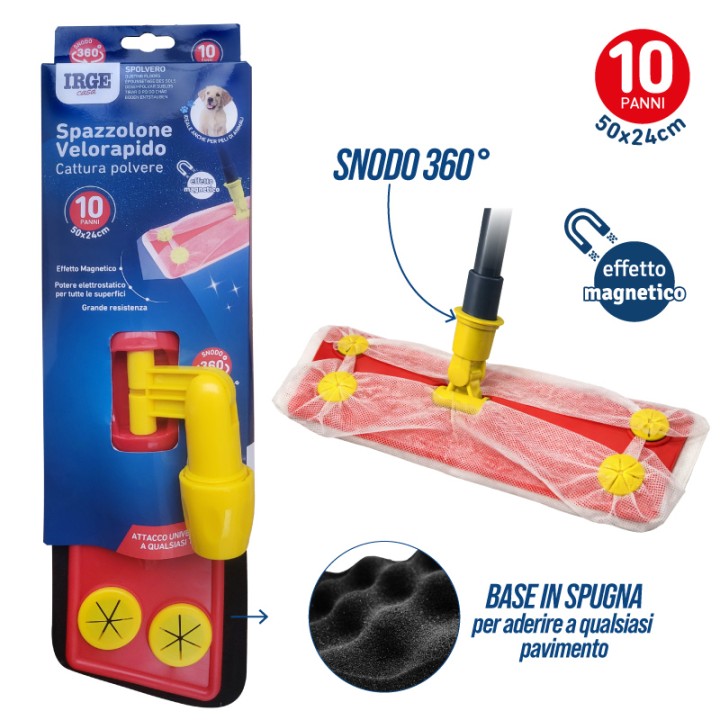 ACI SPAZZOLONE VELORAPIDO 10 PANNI IRGE