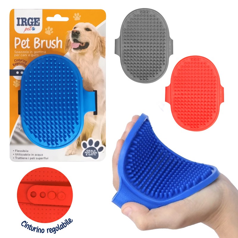 ADG SPAZZOLA PET IN SILICONE CINTURINO