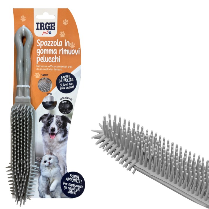 ADH SPAZZOLA PET IN SILICONE CON MANICO
