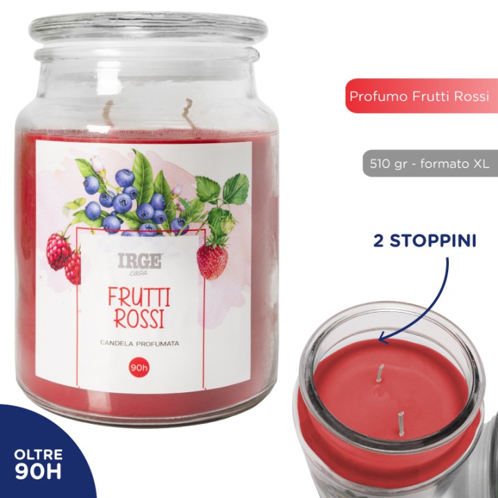 EDG CANDELA FRUTTI ROSSI 510GR