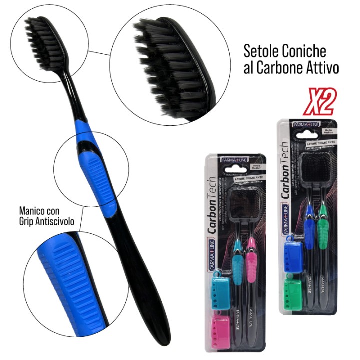 ABU SPAZZOLINO ADULTI CARBON TECH 2 PZ