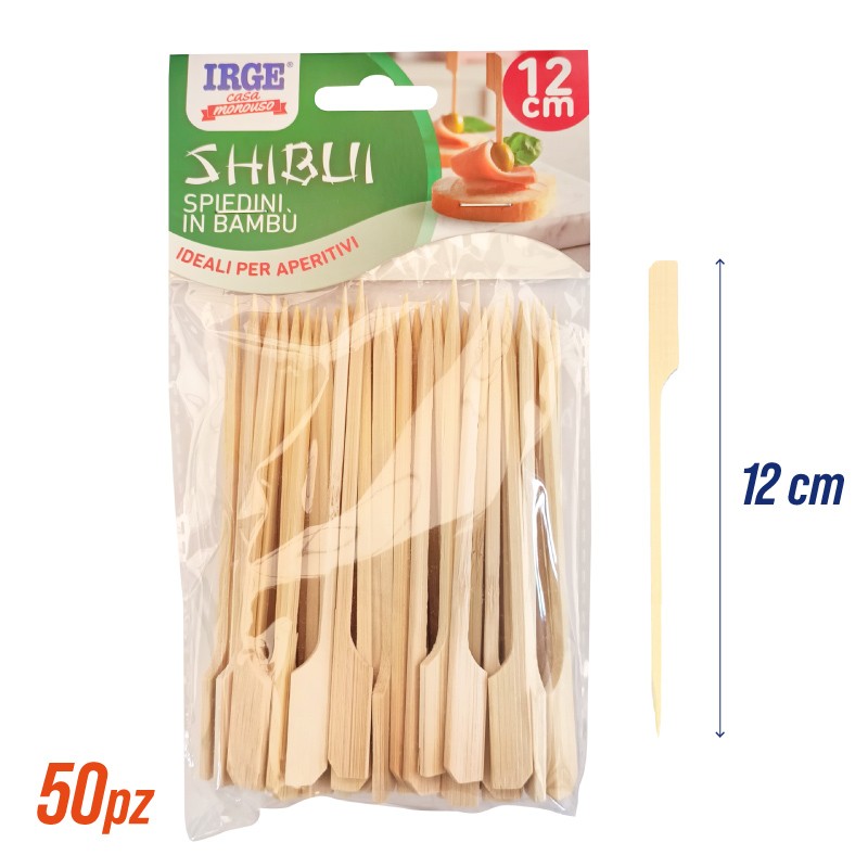 CGG SPIEDINI BAMBOO PICCOLI 50PZ 12CM