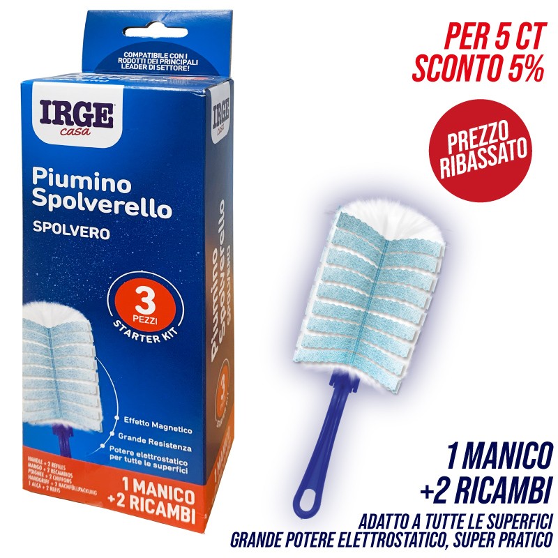 ADK SPOLVERELLO PIUMINO 3PZ IRGE