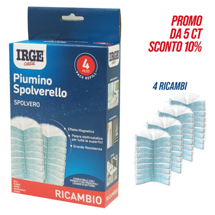 ADO SPOLVERELLO CUFFIE RICAMBIO IRGE 4PZ