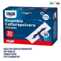 ABF PANNO CATTURAPOL.SPOLVERELLO 20PZ 22X30CM EFFETTO MAGNETICO
