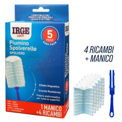ADM SPOLVERELLO PIUMINO 4 RICAMBI+MAN
