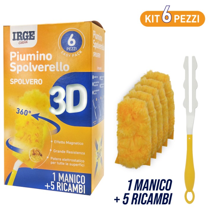 ADG SPOLVERELLO 3D 5RICAMBI+MANICHETTO