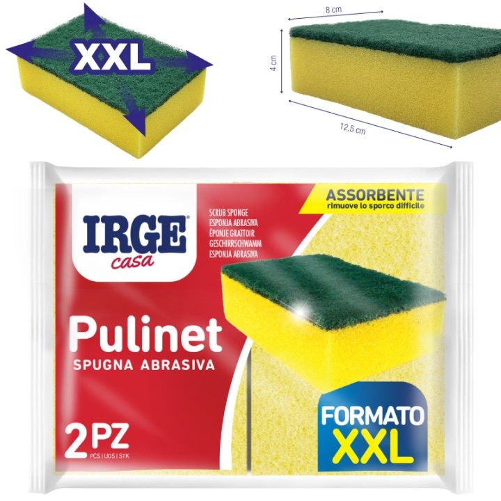 AFR SPUGNA ABRAS. PULINET 12.5X8.2X4 2P