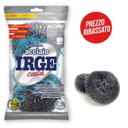 ABZ SPUGNA ACCIAIO 2PZ IRGE