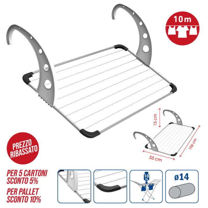 ABC STENDINO EASY DRY 10 METRI