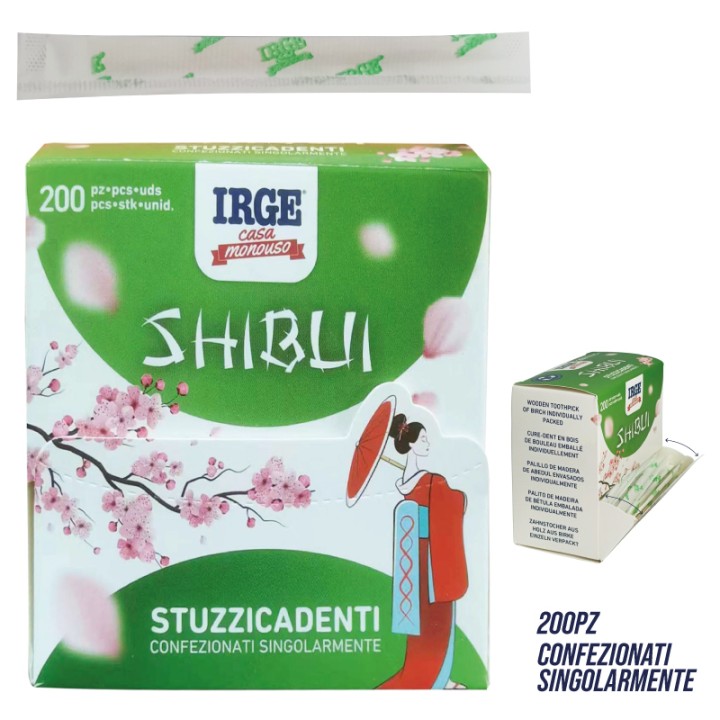 CGD STUZZICADENTI 200PZ IMB SINGOLARMENT E IN CONFEZIONE DISPENSER