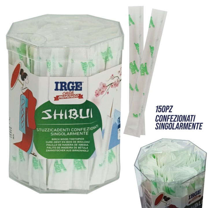CGE STUZZICADENTI 150PZ IMBUSTA SINGOLAR NTE HEXAGON