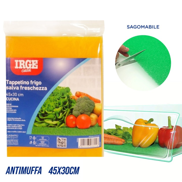 BHF TAPPETINI FRIGO SALVAFRESCHEZZ IRGE 45X30CM