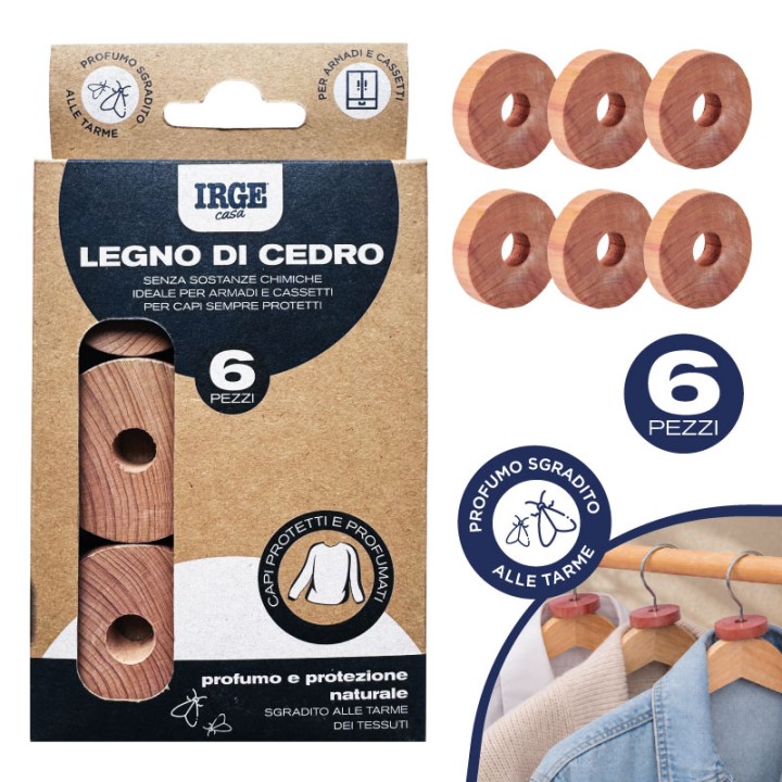CDV LEGNO DI CEDRO 6 DISCHI