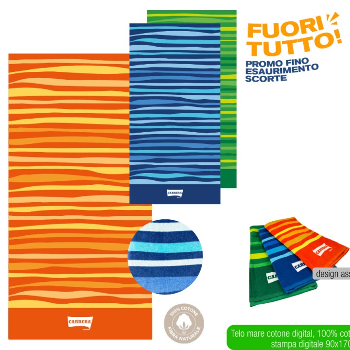 ACG TELO MARE COTONE COLORS 85X160