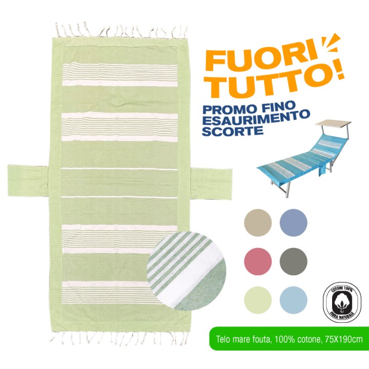 ACF TELO MARE FOUTA LETTINO 75X190