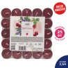 FBV CANDELA 25 TEALIGHTS FRUTTI ROSSI