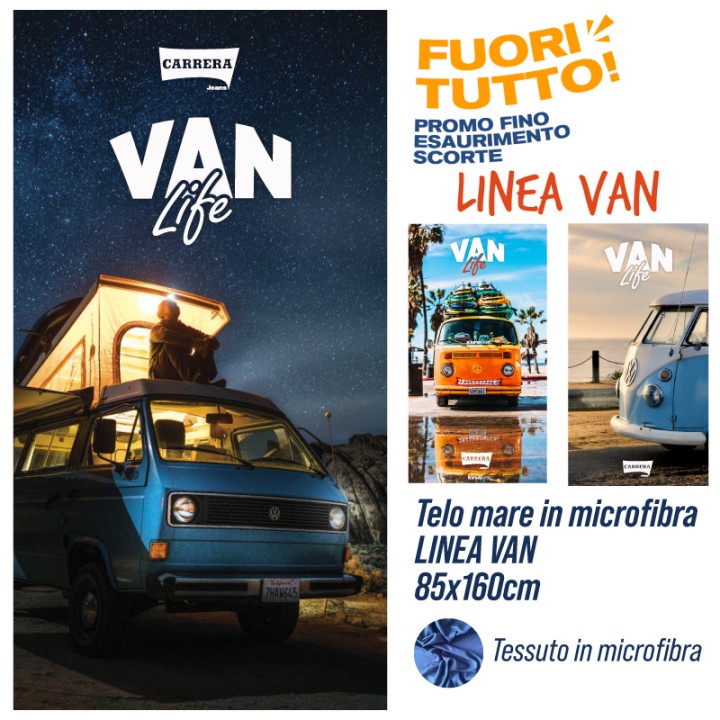 ACD TELO MARE MICROFIBR VAN LIFE 85X160