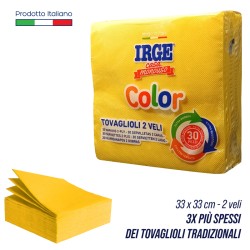 CAO TOVAGLIOLO 2V 33X33 GIALLO 30PZ