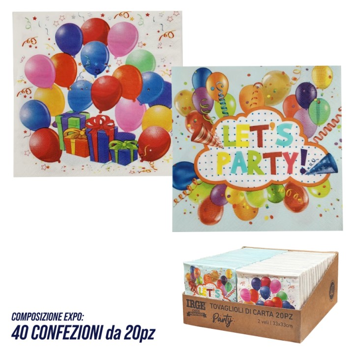 ABD EXPO 40 TOV PARTY 33X33 20PZ