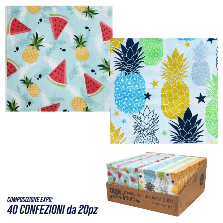 ABC EXPO 40 TOV FRUTTA 33X33 20PZ