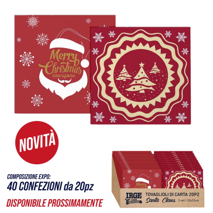CKA EXPO 40 TOVAGLIOLI SANTA CLAUS 33X33