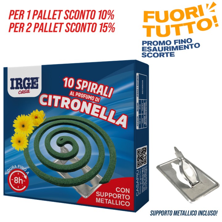 ABR SPIRALE CITRONEL 13GR 10PZ C/SUPP