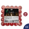 BNA CANDELA 25 TEALIGHTS ROSSE