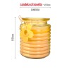 ABE CANDELA CITRONELLA 110GR VETRO ONDA