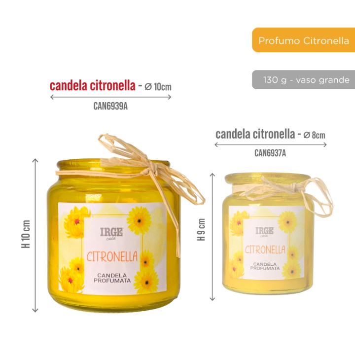 ABC CANDELA CITRONELLA 130GR