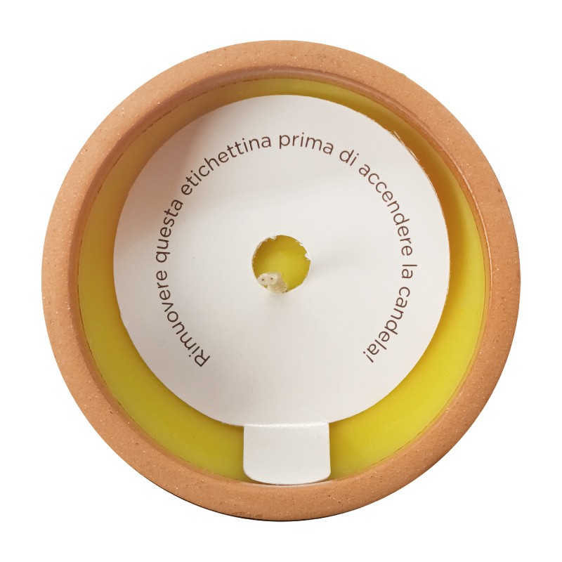 ABI CANDELA CITRONELLA TERRACOTTA 100GR