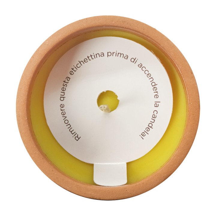 ABI CANDELA CITRONELLA TERRACOTTA 100GR