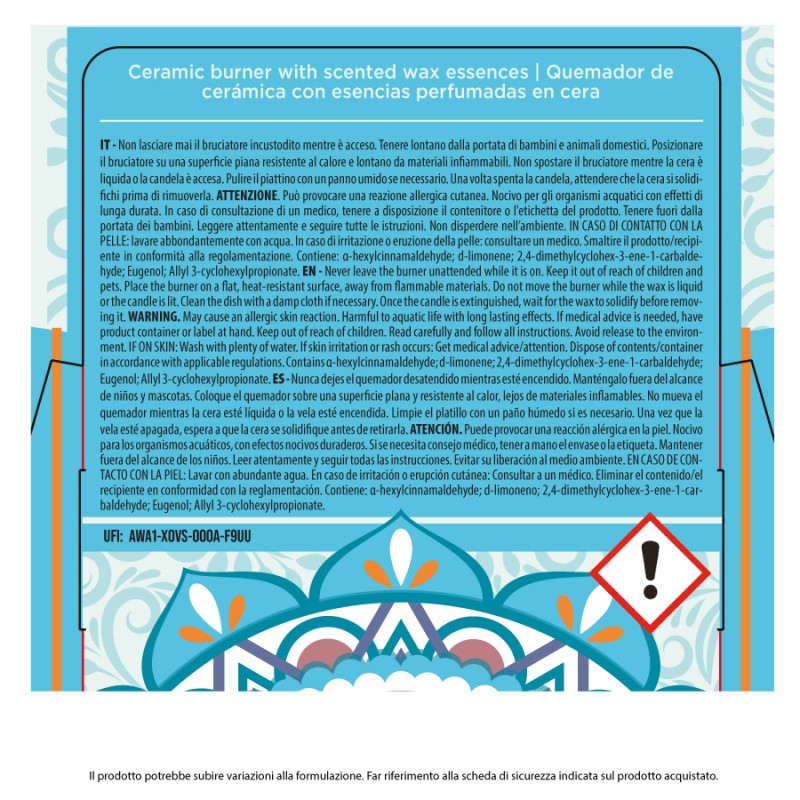 GAA BRUCIATORE+TAV.CERA 6PZ GELSOMINO