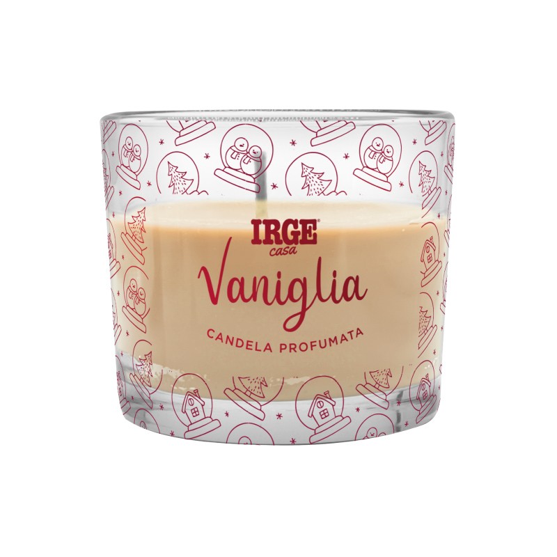 BTA CANDELA PROF BICCHIERIN 70GR NATALE VANIGLIA + WINTER BERRIES