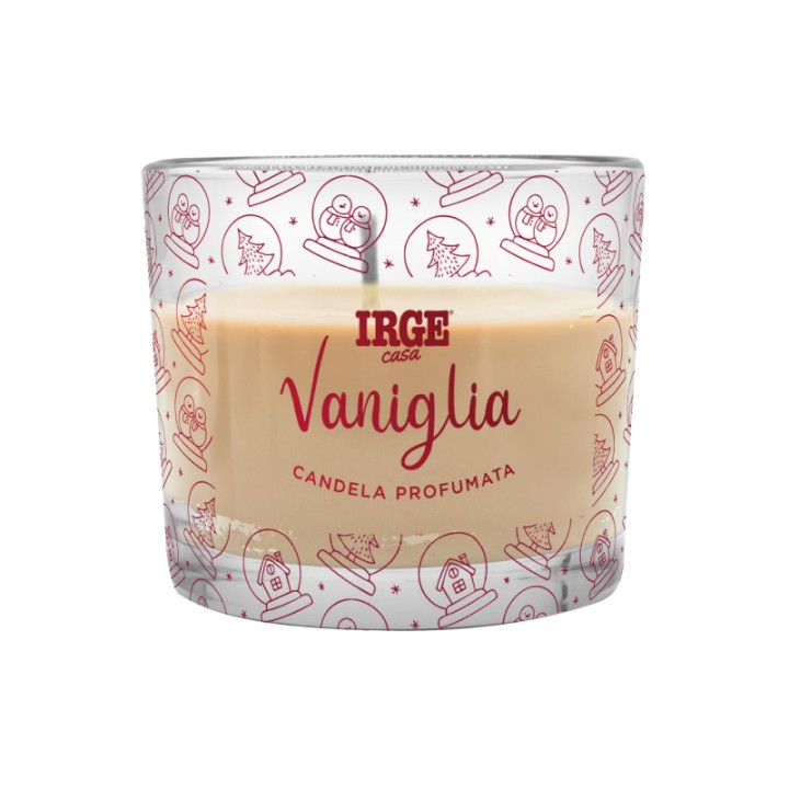 BTA CANDELA PROF BICCHIERIN 70GR NATALE VANIGLIA + WINTER BERRIES