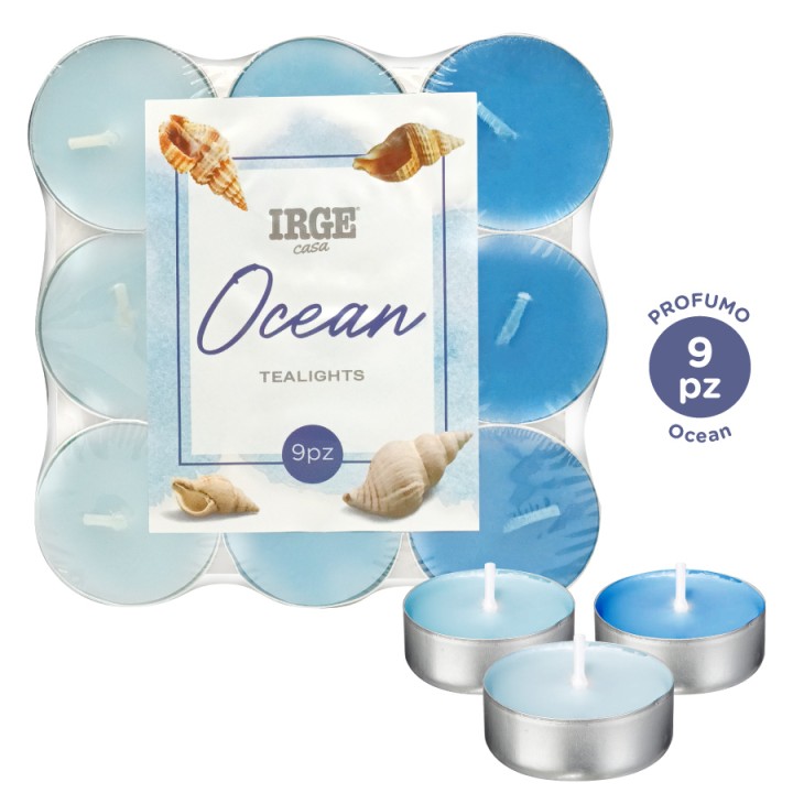 FDC TEALIGHT SFUMATE OCEAN 9 PZ
