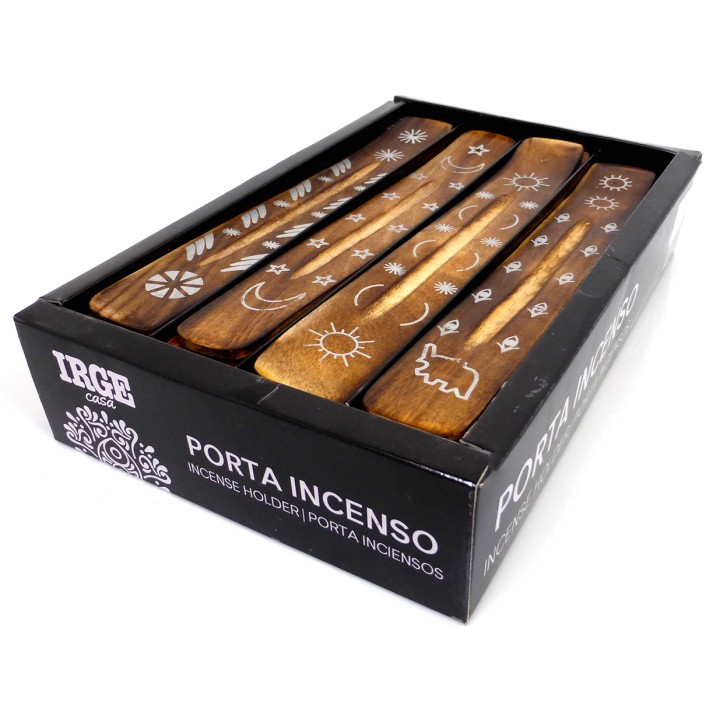 BME PORTA INCENSO LEGNO ARGENTO