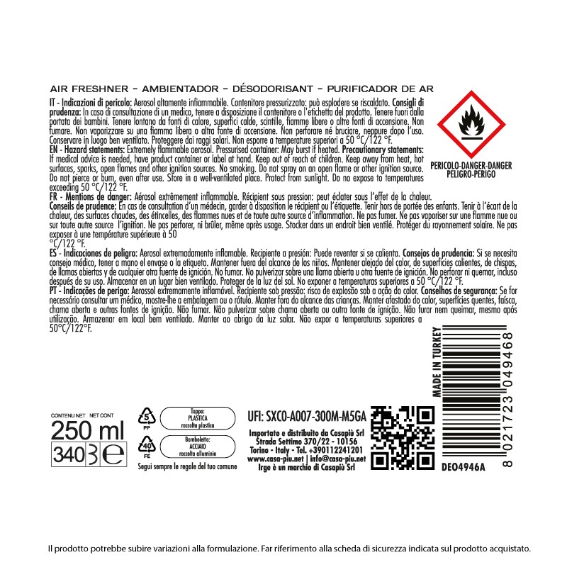 BGE DEO IRGE 250 ML LAVANDA AUTOMATIC