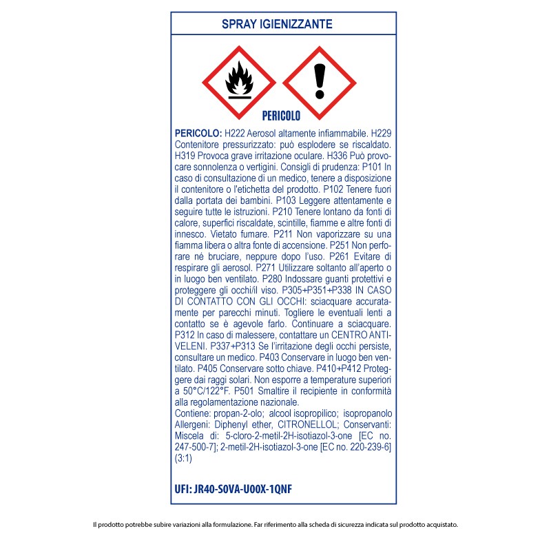 CAL SPRAY IGIENIZ. AMBIENTE 200ML FARMA