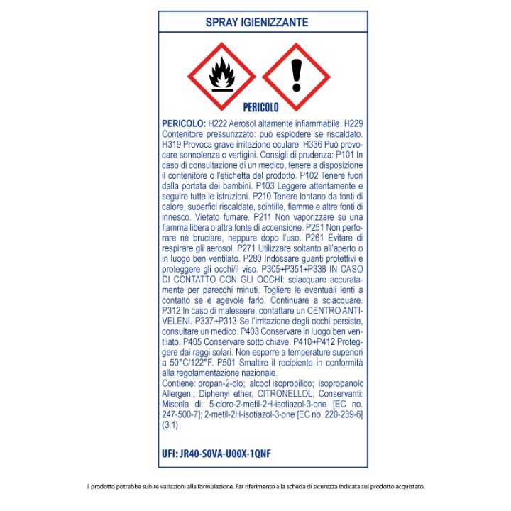 CAL SPRAY IGIENIZ. AMBIENTE 200ML FARMA