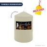 FEM CANDELA PILLAR AVORIO 6X10CM