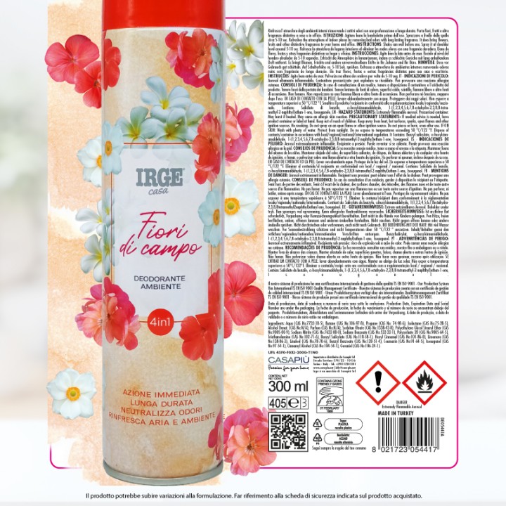 ABL DEO IRGE 300 ML FIORI DI CAMPO