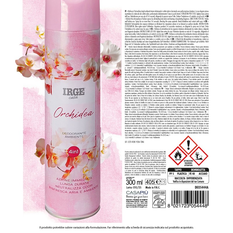 ABJ DEO IRGE 300 ML ORCHIDEA