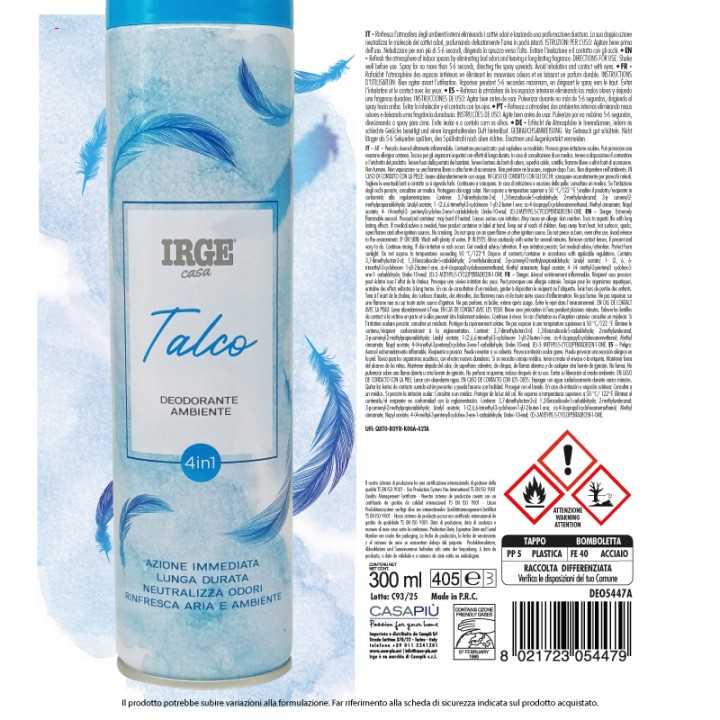 ABL DEO IRGE 300 ML TALCO