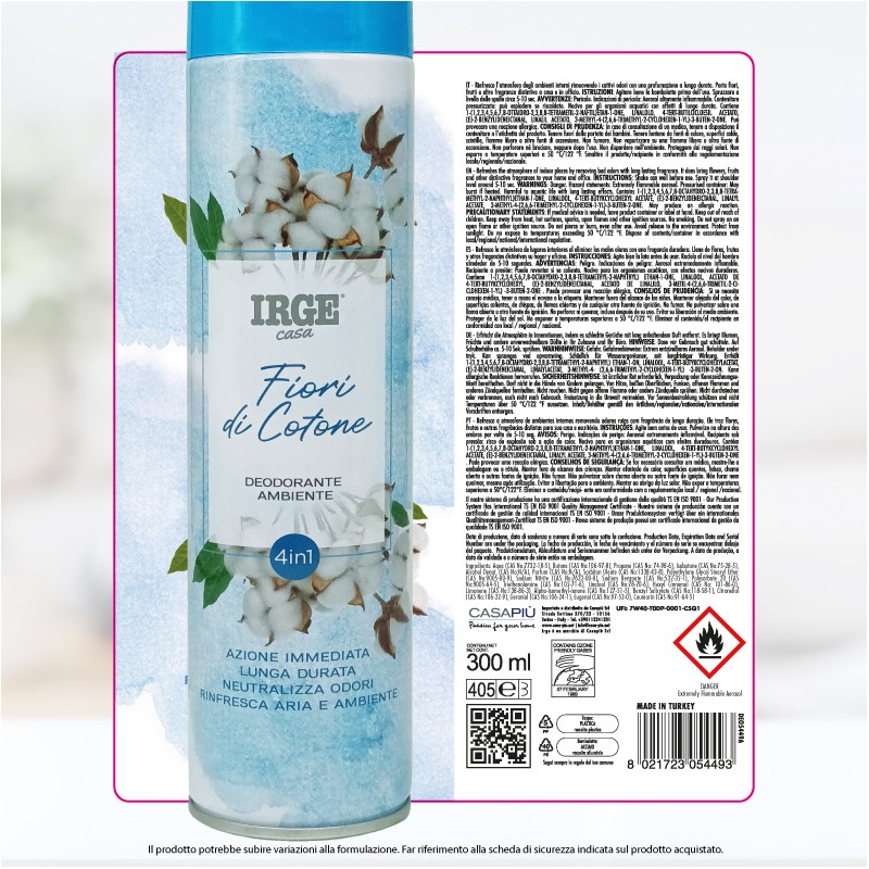 ABI DEO IRGE 300 ML FIORI DI COTONE