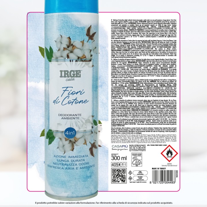 ABI DEO IRGE 300 ML FIORI DI COTONE