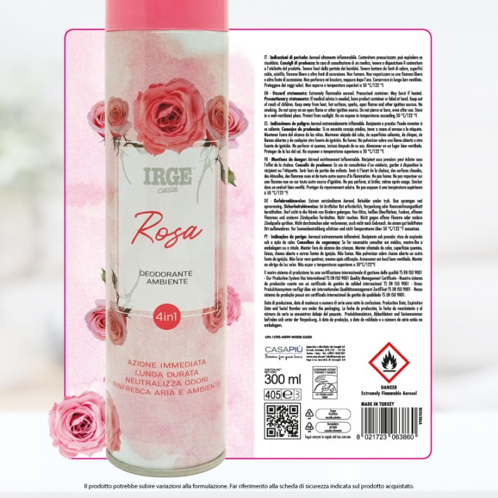 ABV DEO IRGE 300 ML ROSA