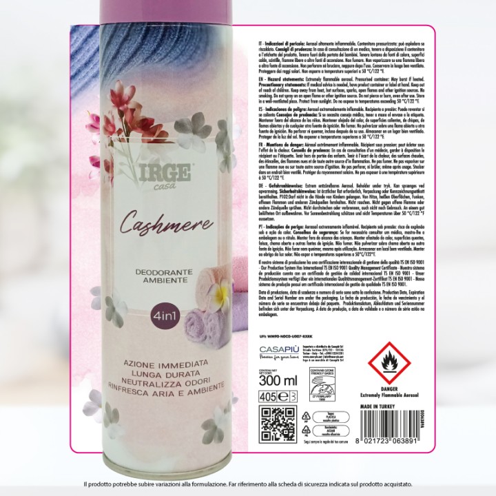 ABP DEO IRGE 300 ML CASHMERE